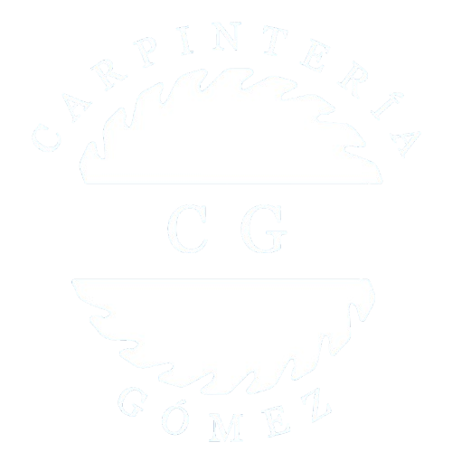 Logo Blanco Carpintería Gómez